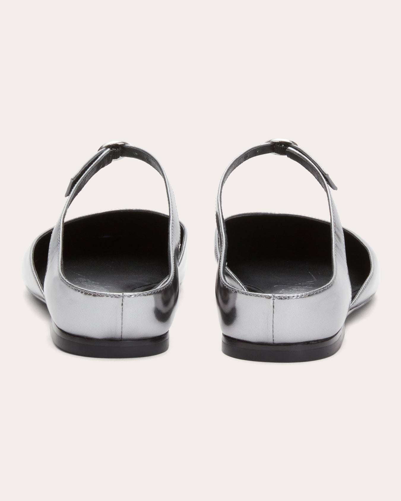 ID Metallic Leather Mary Jane Flat