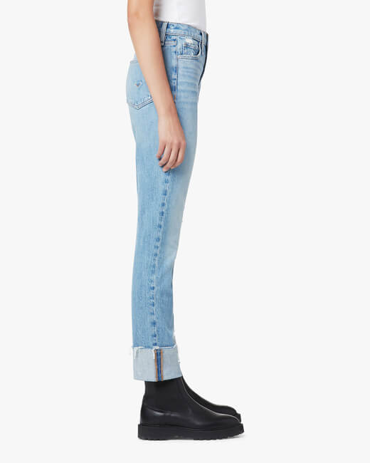 Holly High-Rise Straight Ankle Jeans