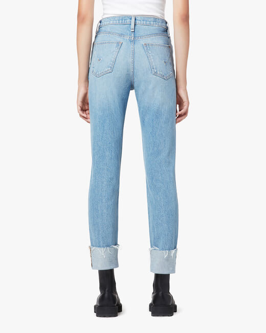 Holly High-Rise Straight Ankle Jeans