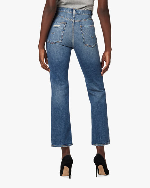 Remi High-Rise Straight Ankle Jeans