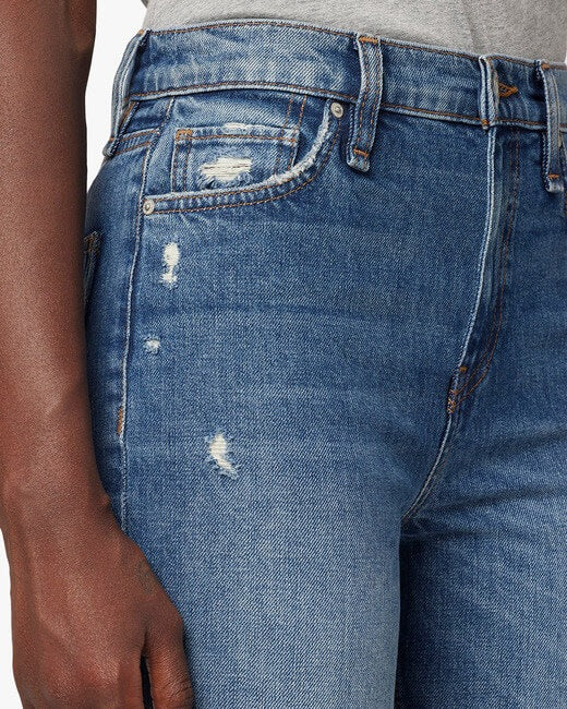 Remi High-Rise Straight Ankle Jeans