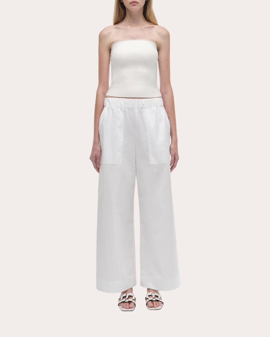 Arden Poplin Pull-On Pants