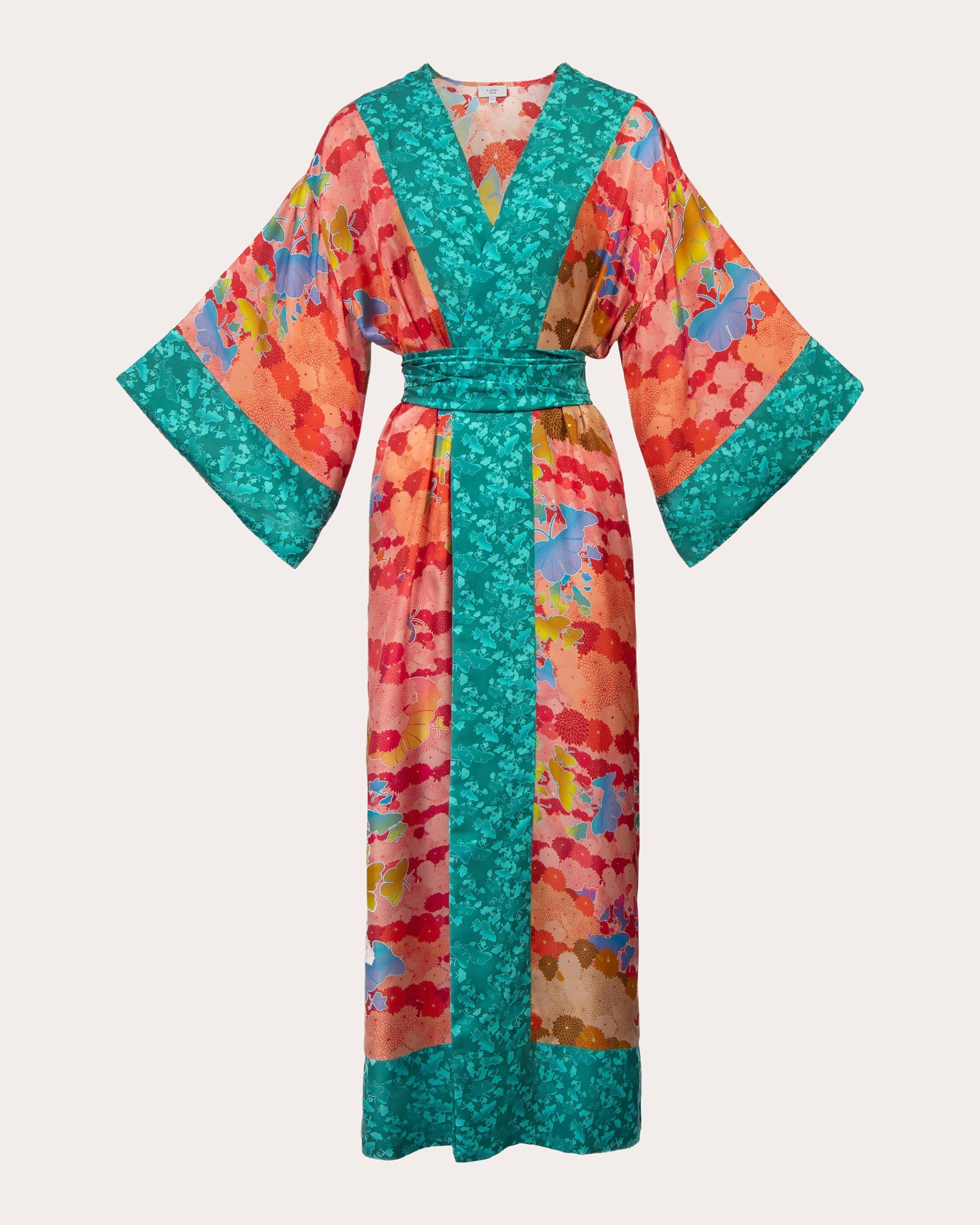 Kobe Niwa Silk Robe