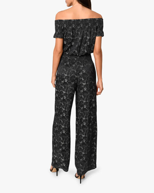 Smocked-Waist Jumpsuit