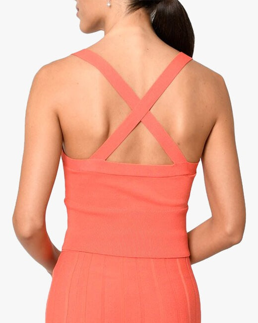 Twist-Front X-Back Top
