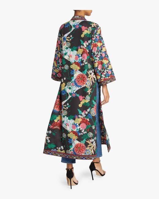 Lynn Side Slit Long Kimono