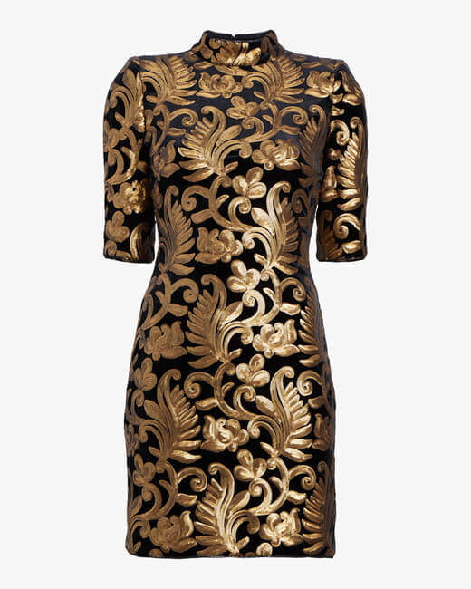 Inka Strong Shoulder Dress