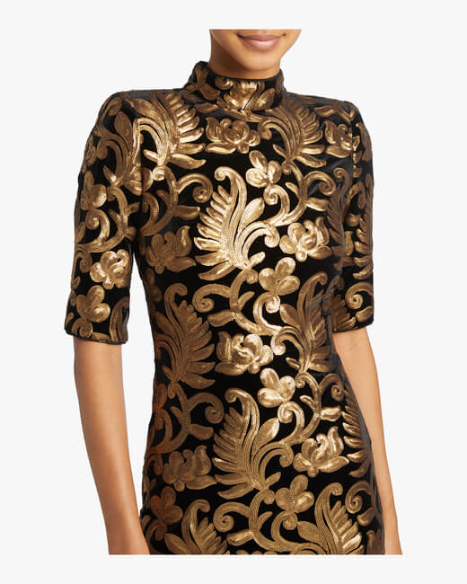Inka Strong Shoulder Dress