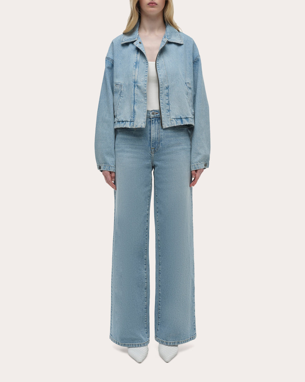 Everli Cropped Denim Jacket