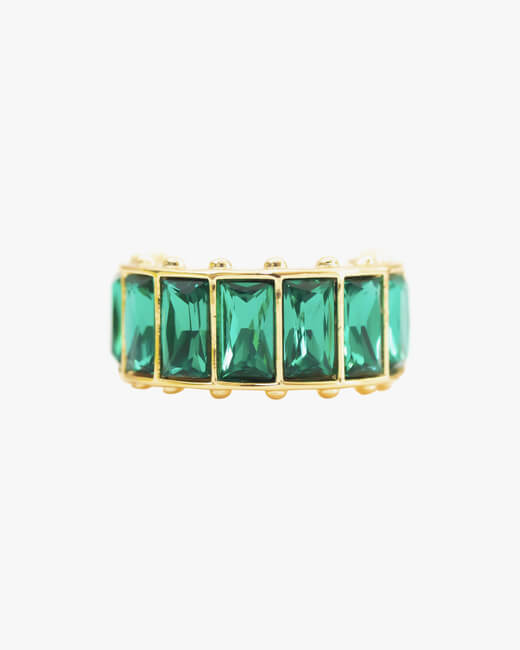 Small 14K Gold-Plated Swarovski® Hoop Earrings