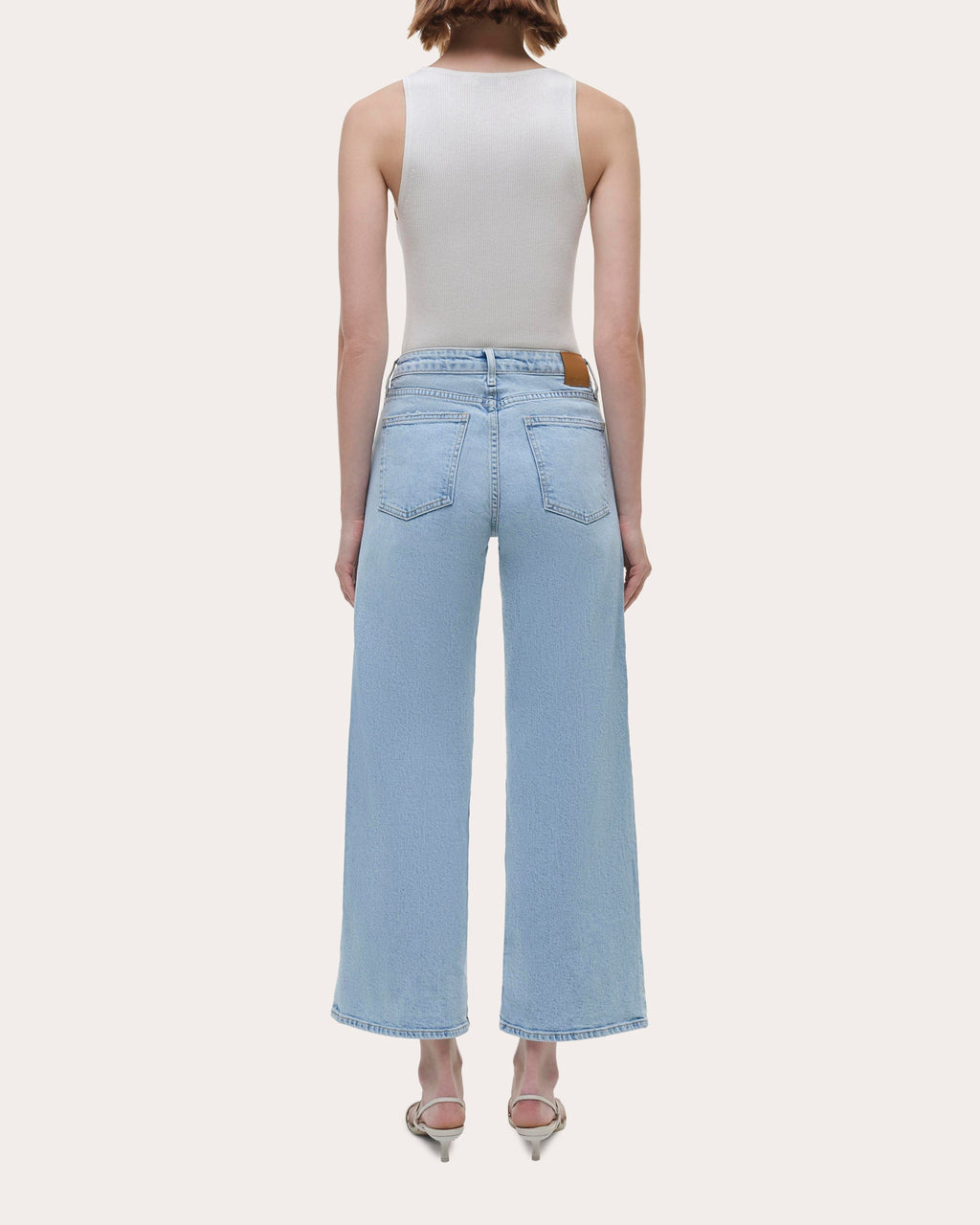 Jude Cropped Wide-Leg Denim Jeans