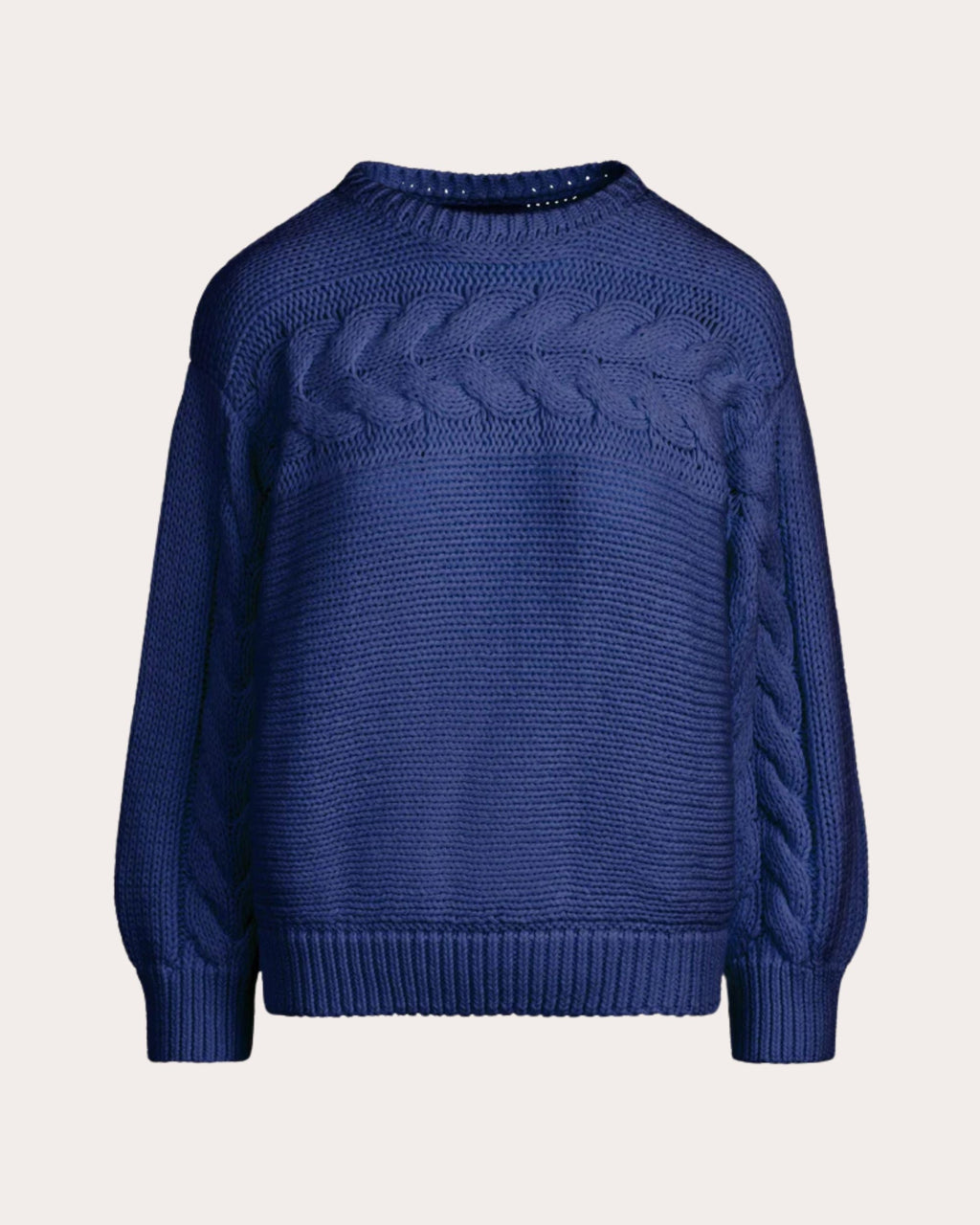 Serin Cable Knit Cotton Sweater