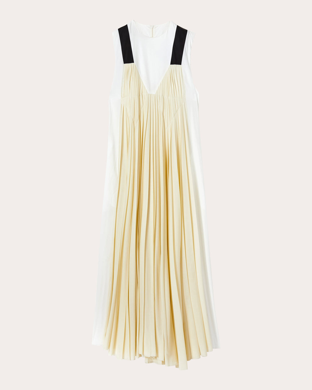 Pleated Combo Dress