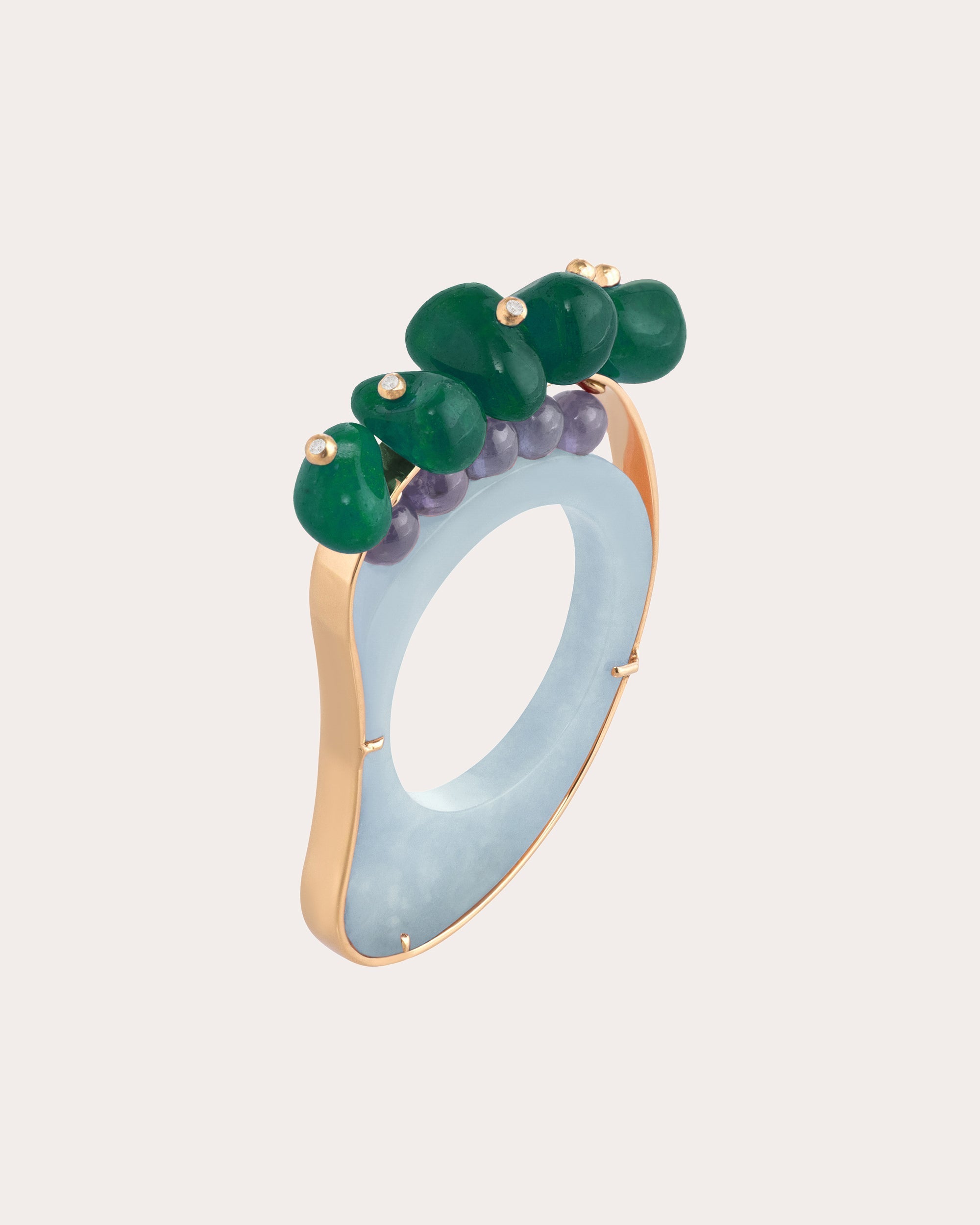 Candy 18K Gold Multi-Stone Ring
