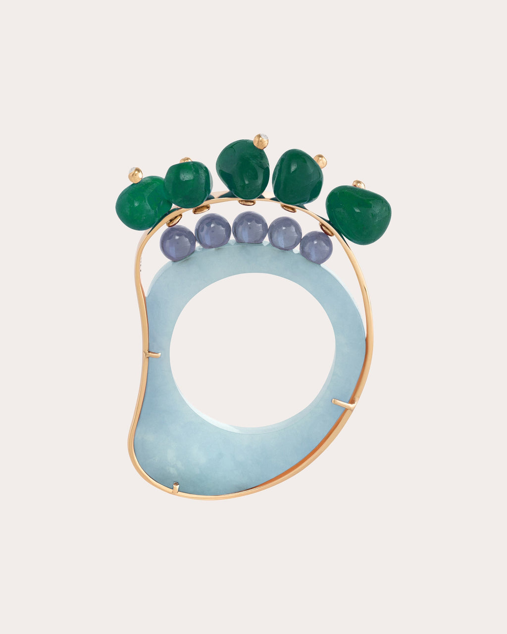 Candy 18K Gold Multi-Stone Ring