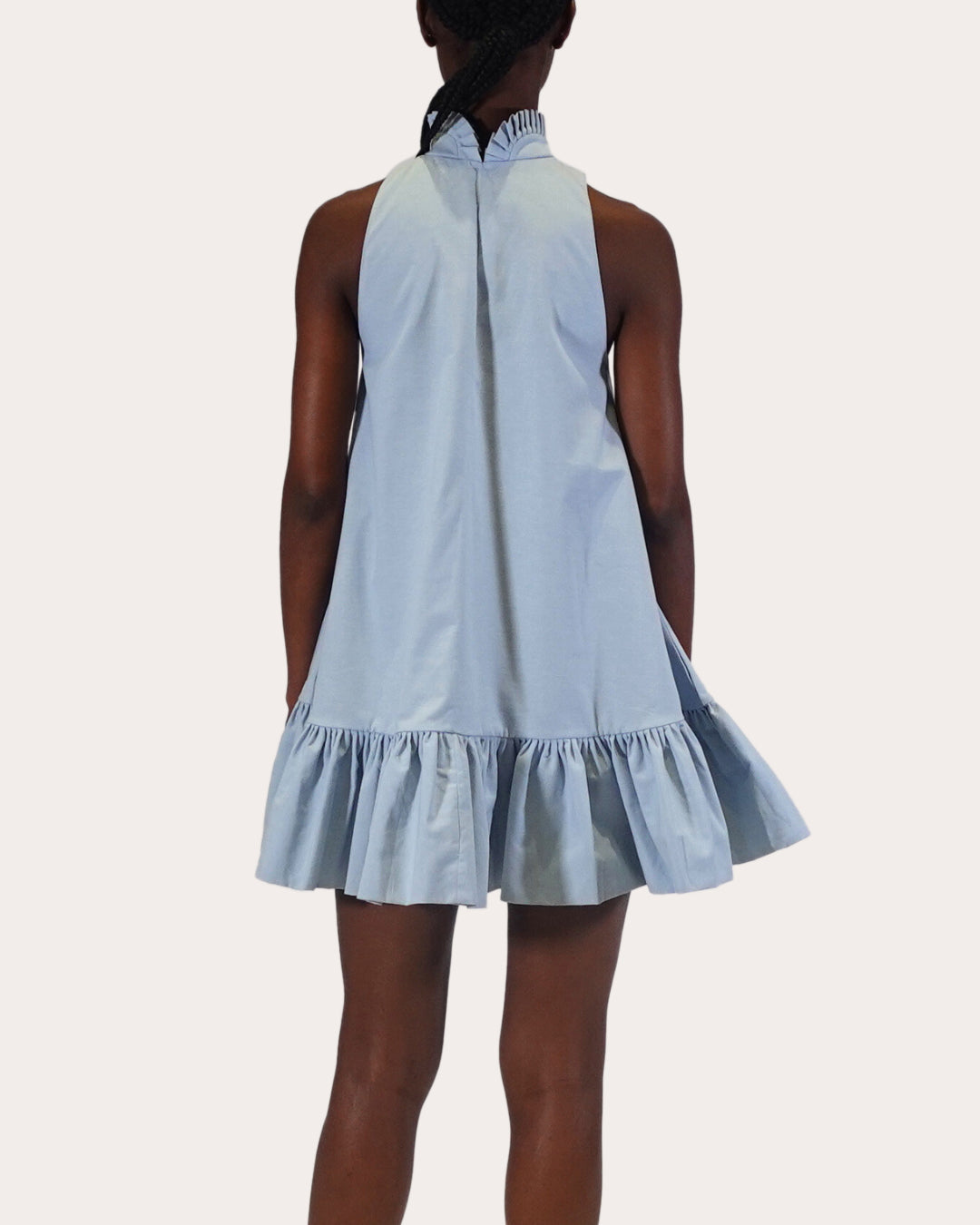 Alcott Tiered Chambray Mini Dress