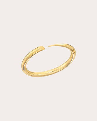 Tooth 18K Gold Cuff