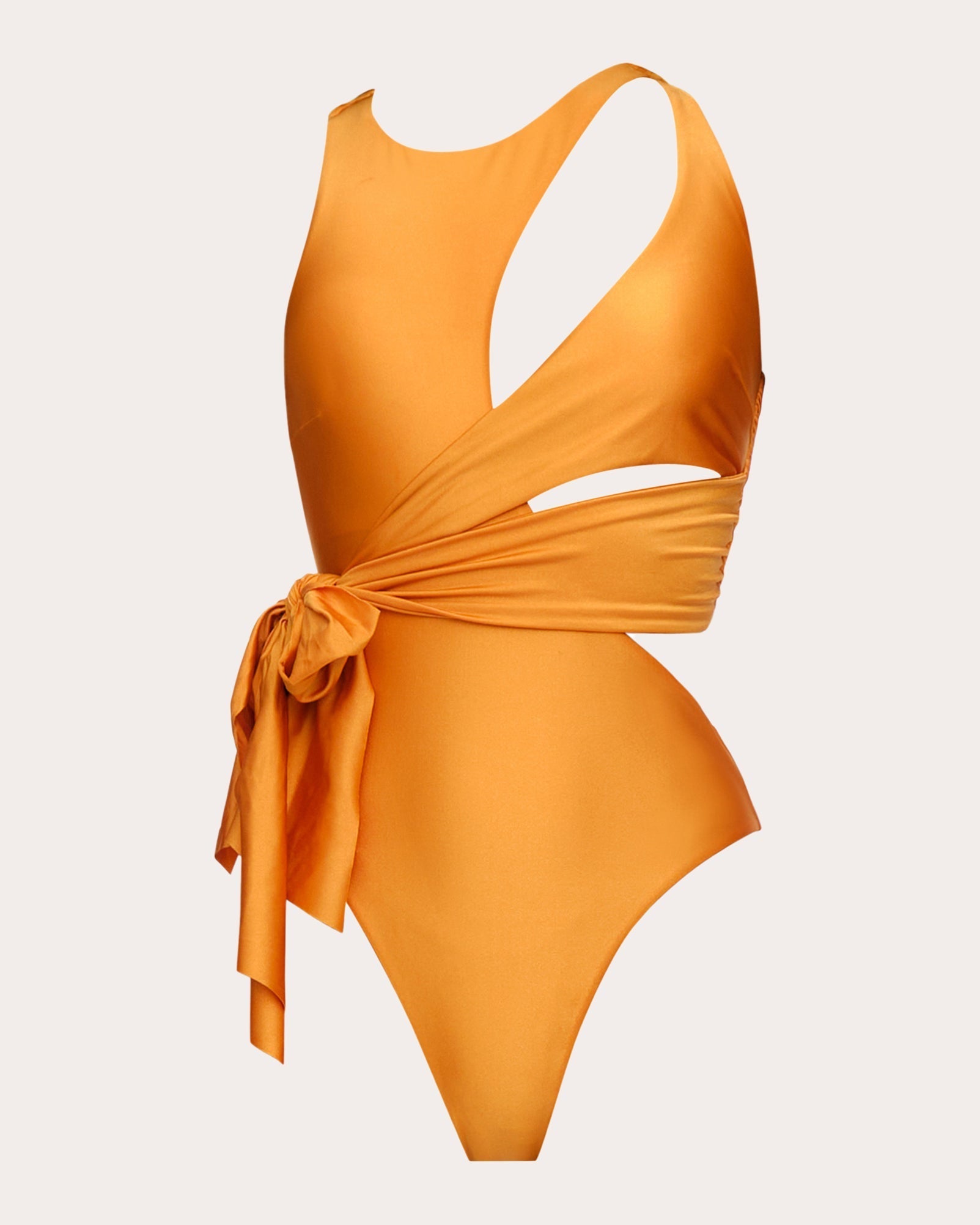Lada Draped Cutout Swimsuit