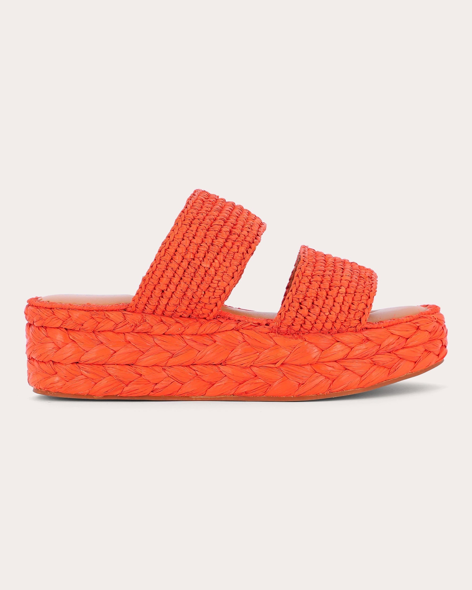 Arlene Raffia Platform Sandal
