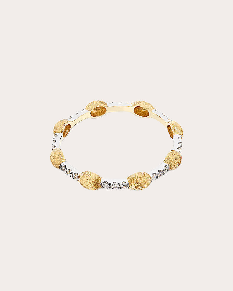 Élite 18K Gold Diamond Ring