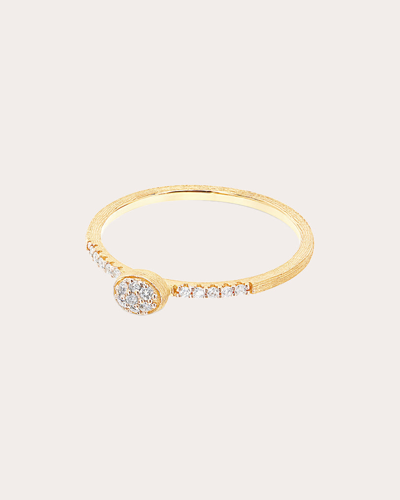 Elite 18K Gold Diamond Ring