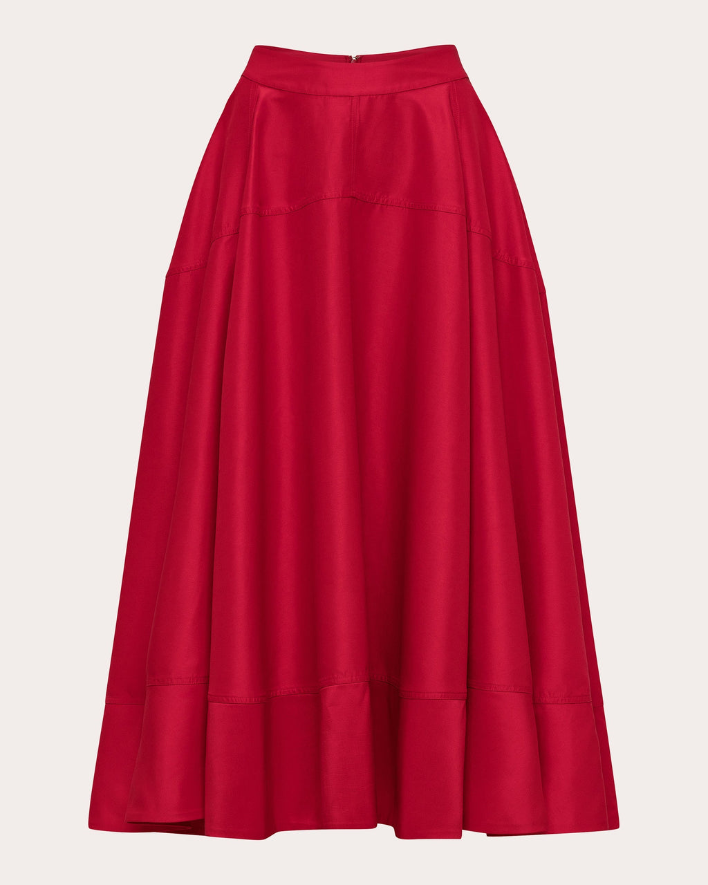Avani Paneled Satin Midi Skirt