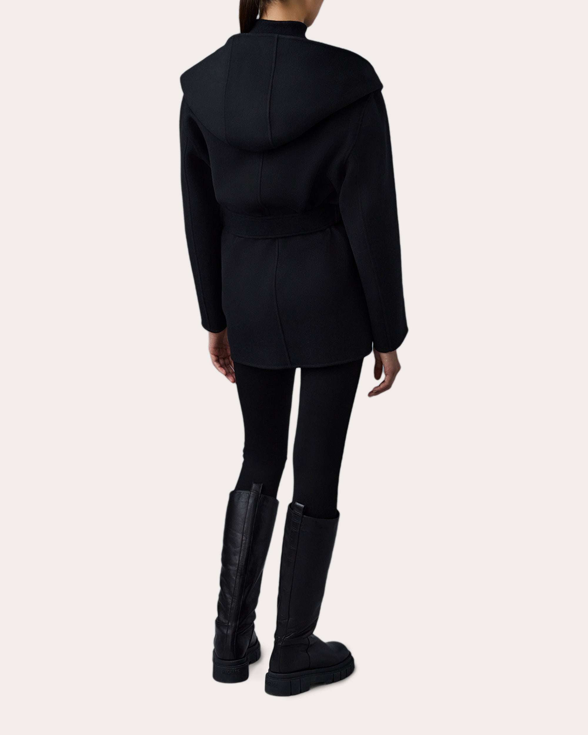 Azra Wool Wrap Coat
