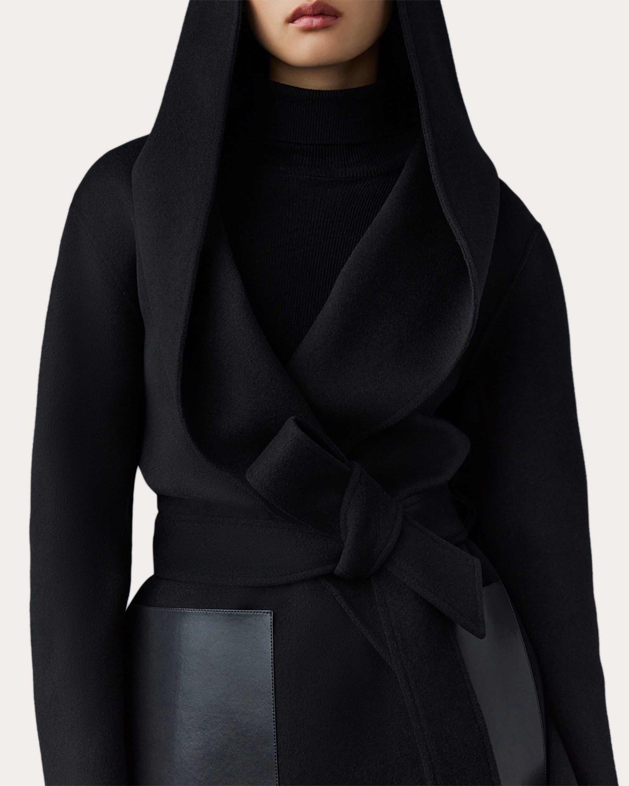 Azra Wool Wrap Coat