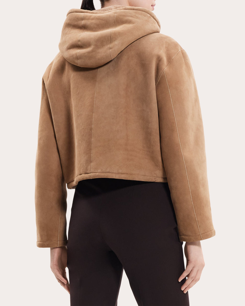 Cropped Shearling Parka