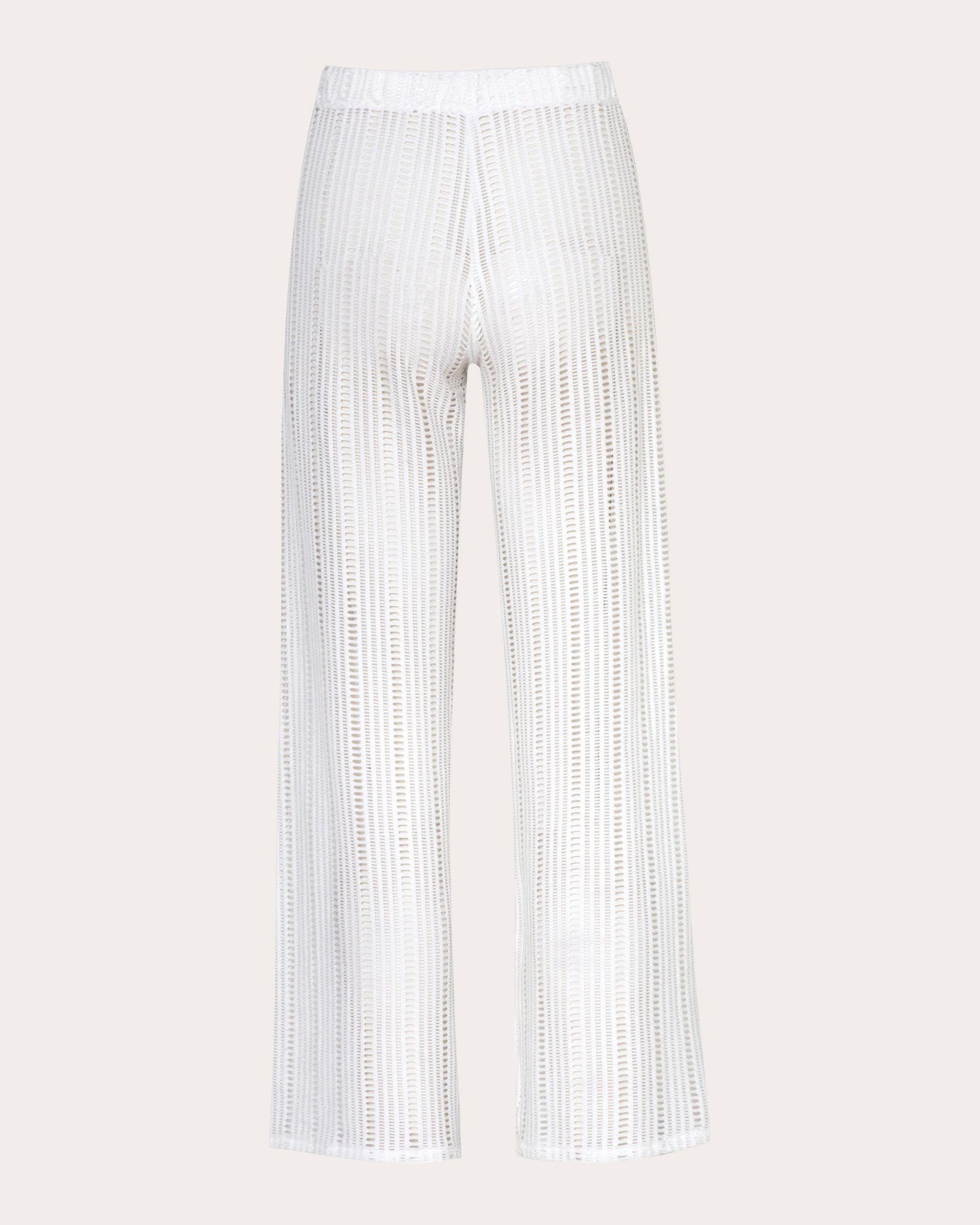 Adele Geometric Crochet Knit Pants