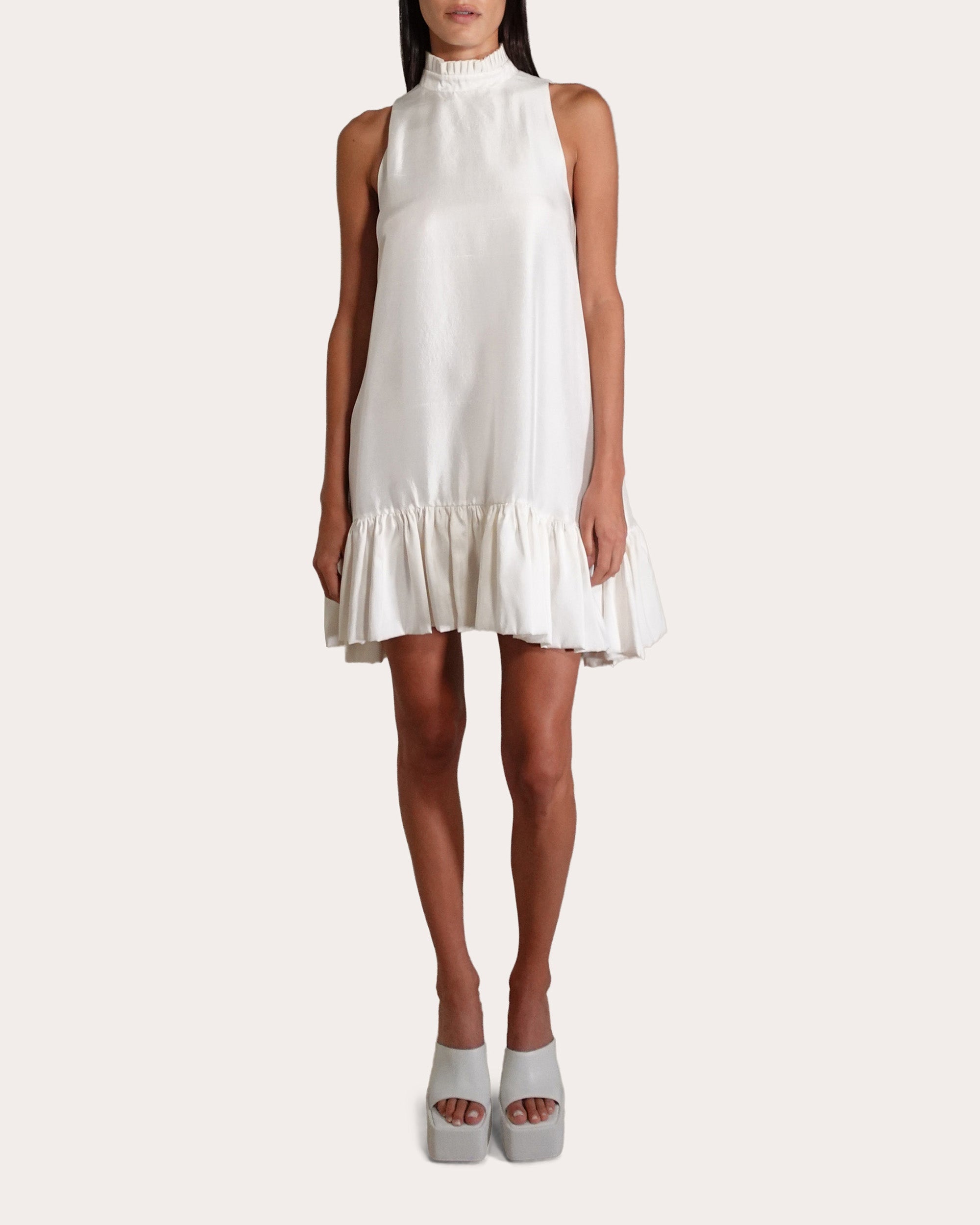 Alcott Tiered Silk Mini Dress