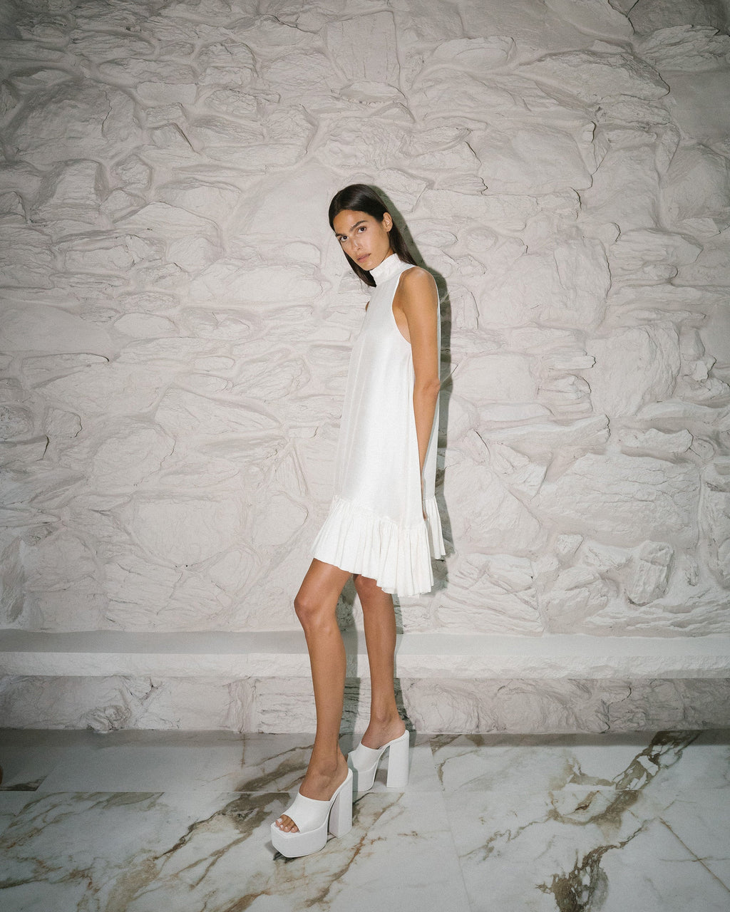 Alcott Tiered Silk Mini Dress