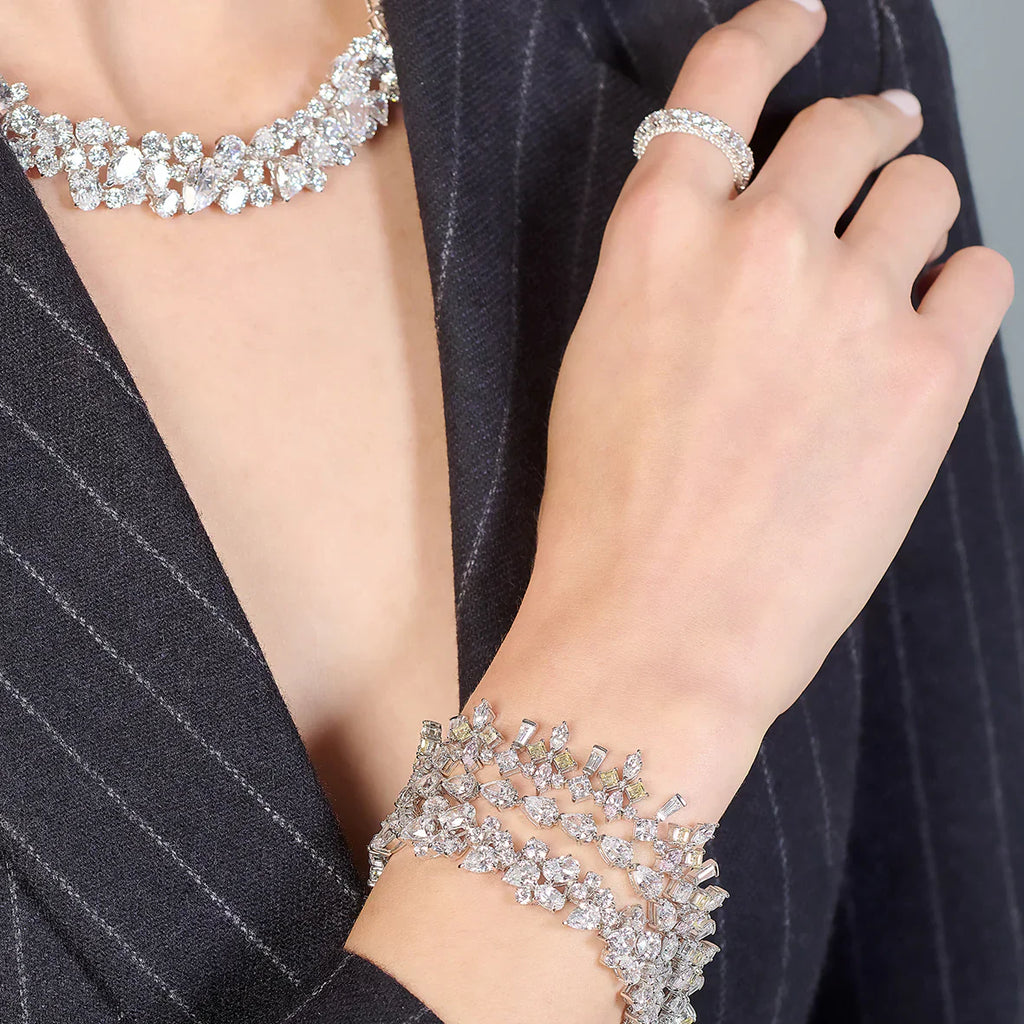 Nova 18K Gold and Rhodium Vermeil Lab-Grown Diamond Bracelet