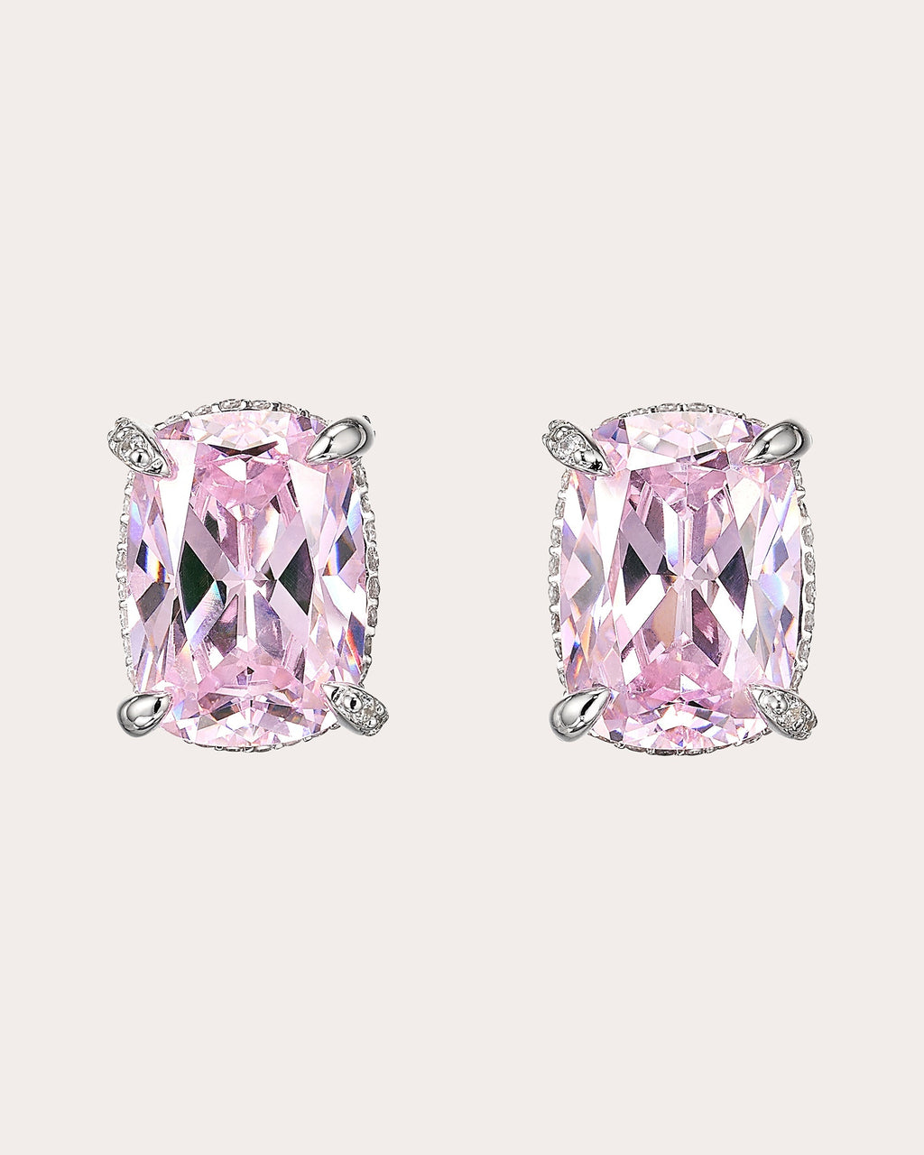 Wing 18K Gold and Rhodium Vermeil Lab-Grown Diamond Stud Earrings