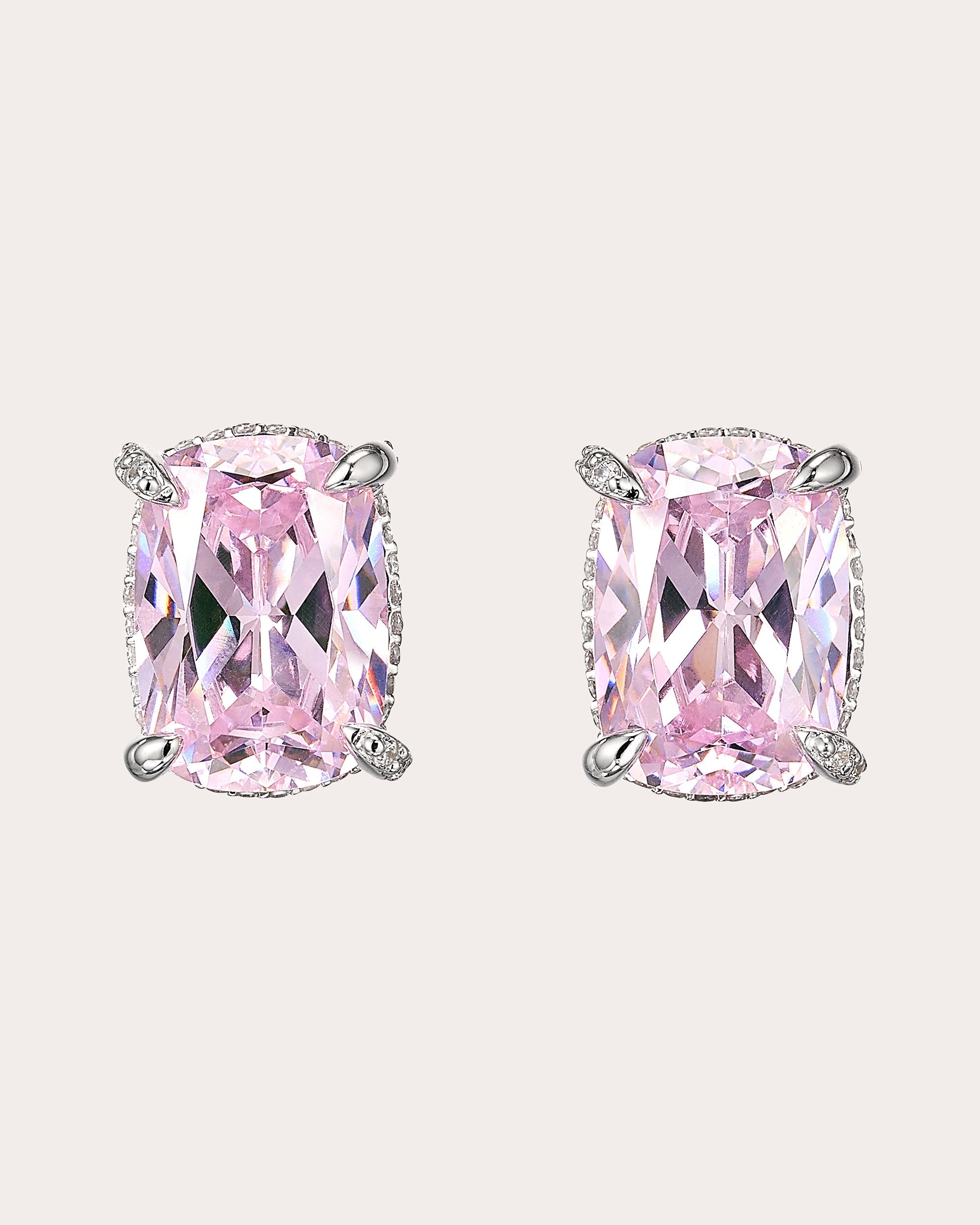 Wing 18K Gold and Rhodium Vermeil Lab-Grown Diamond Stud Earrings