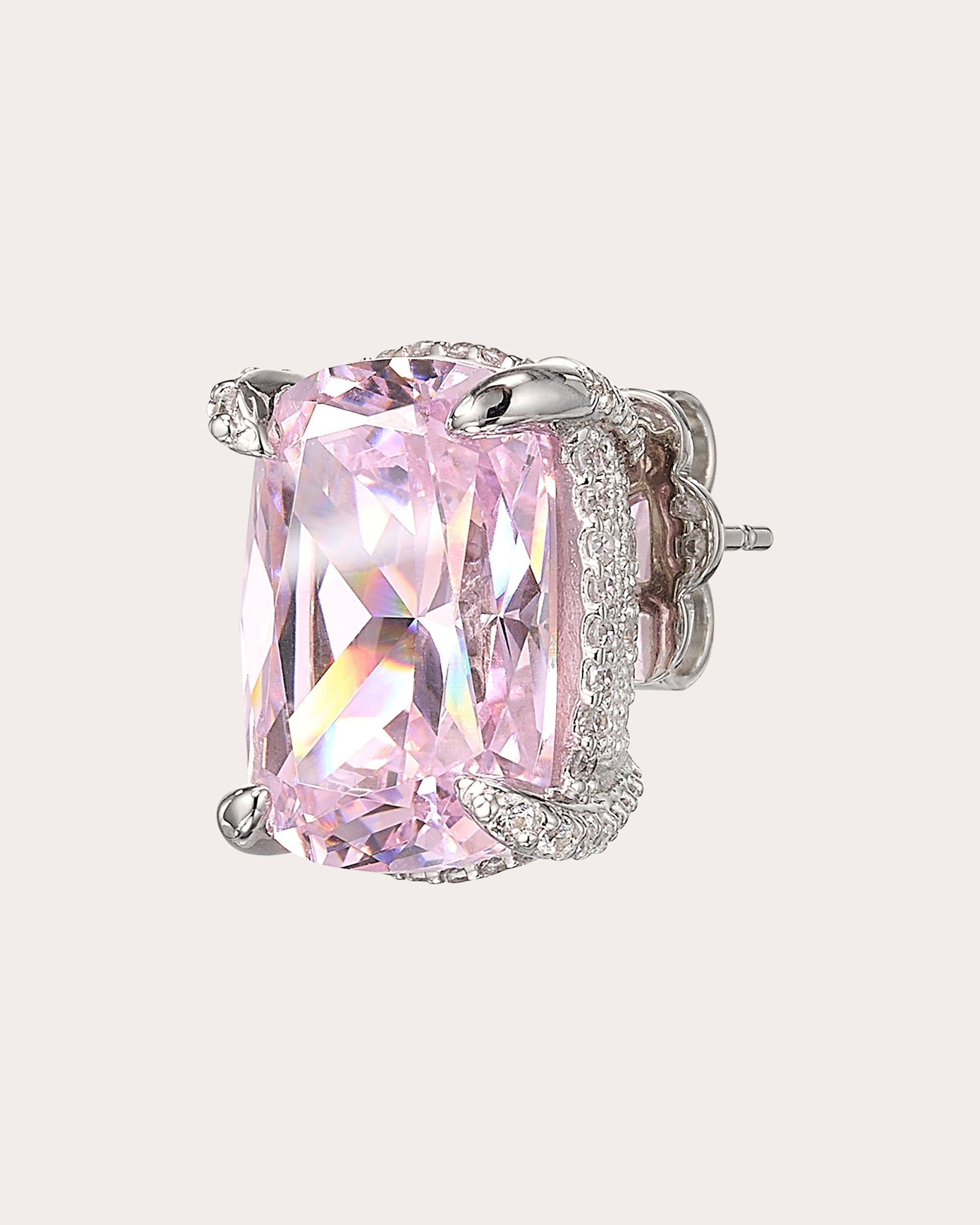 Wing 18K Gold and Rhodium Vermeil Lab-Grown Diamond Stud Earrings