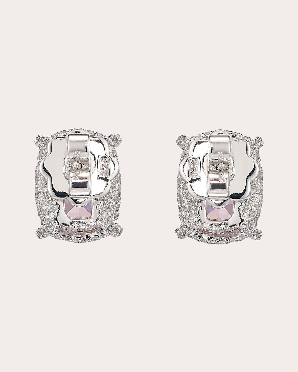 Wing 18K Gold and Rhodium Vermeil Lab-Grown Diamond Stud Earrings