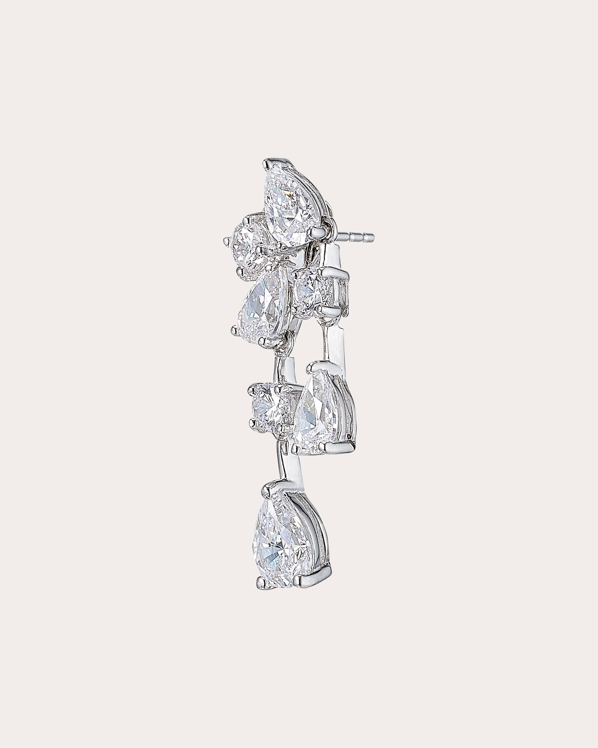 Mini Diamond Raindrop Earrings