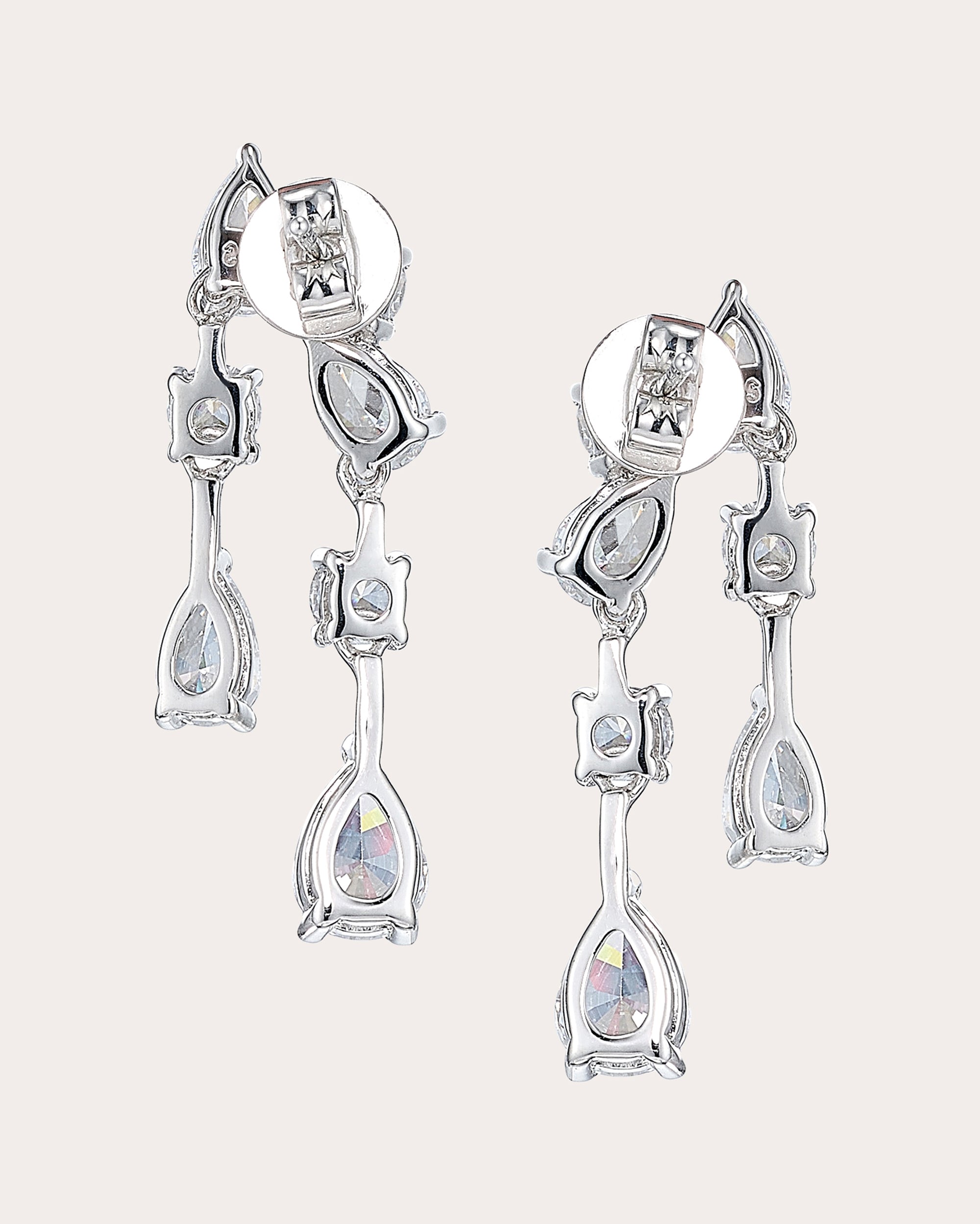 Mini Diamond Raindrop Earrings