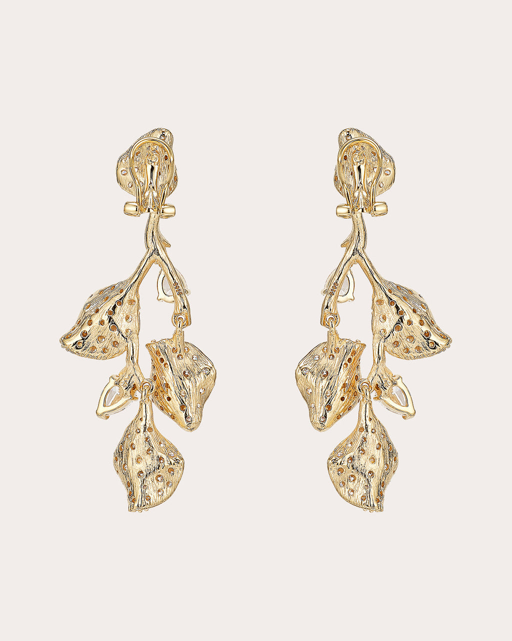 Galatea 18K Gold and Rhodium Vermeil Lab-Grown Diamond Earrings