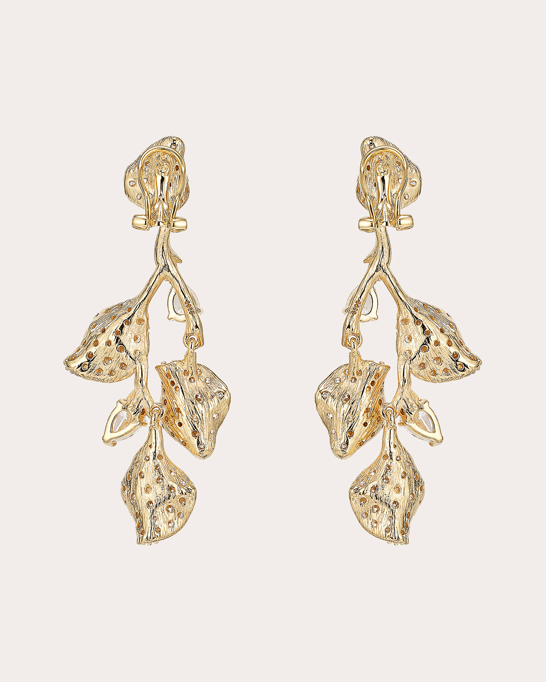 Galatea 18K Gold and Rhodium Vermeil Lab-Grown Diamond Earrings