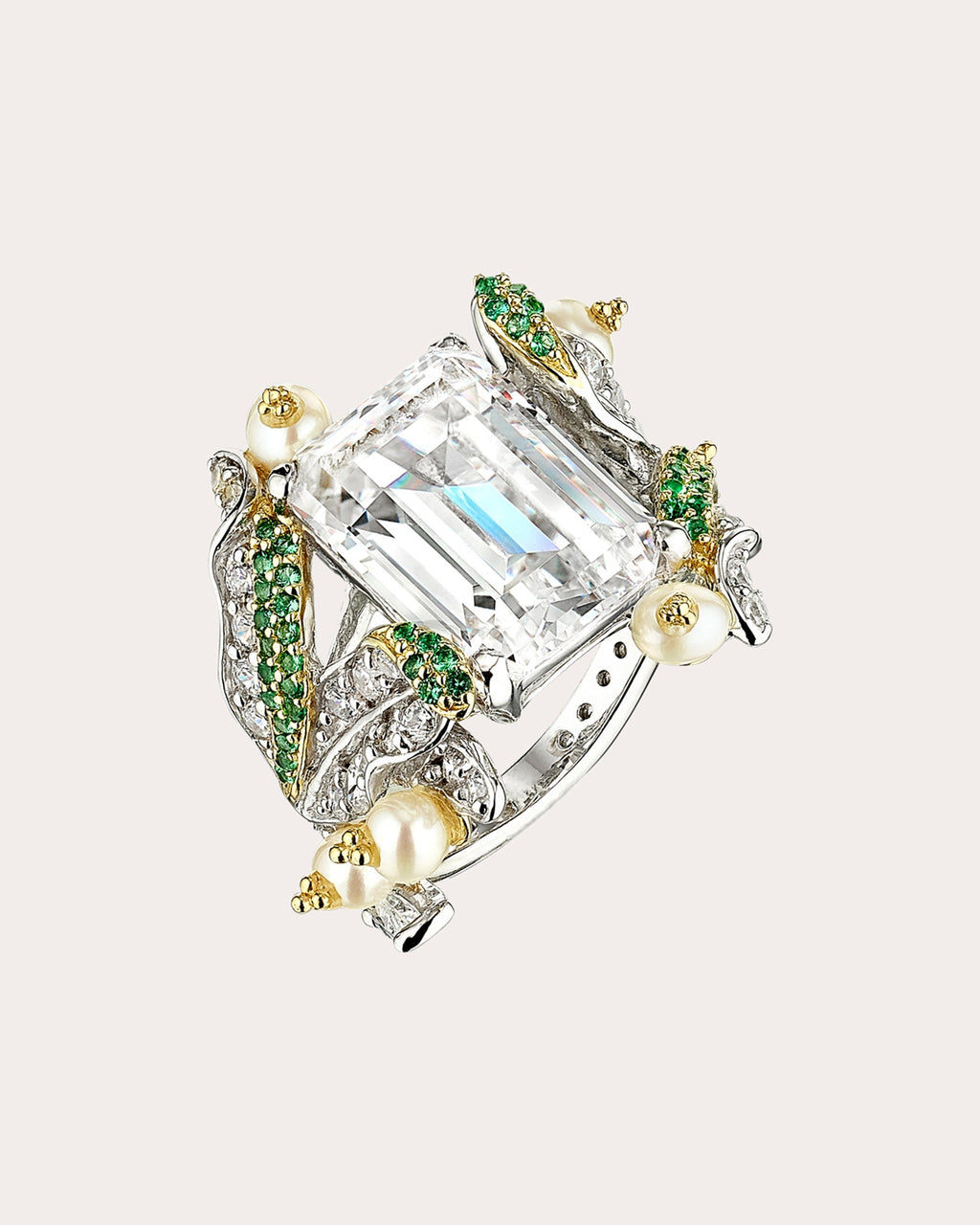 Diamond Lily Ring