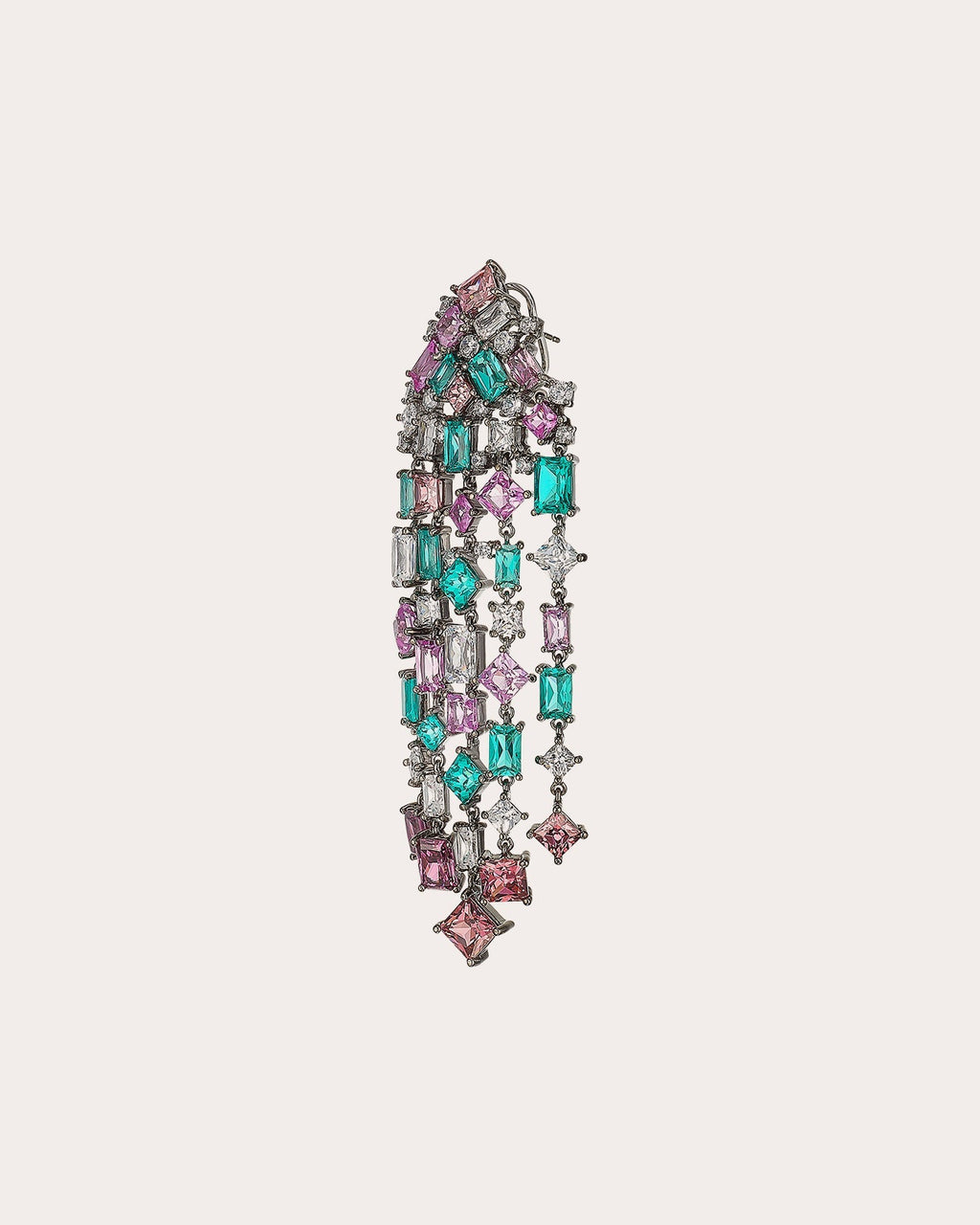 Paraiba Pink Cascade Earrings