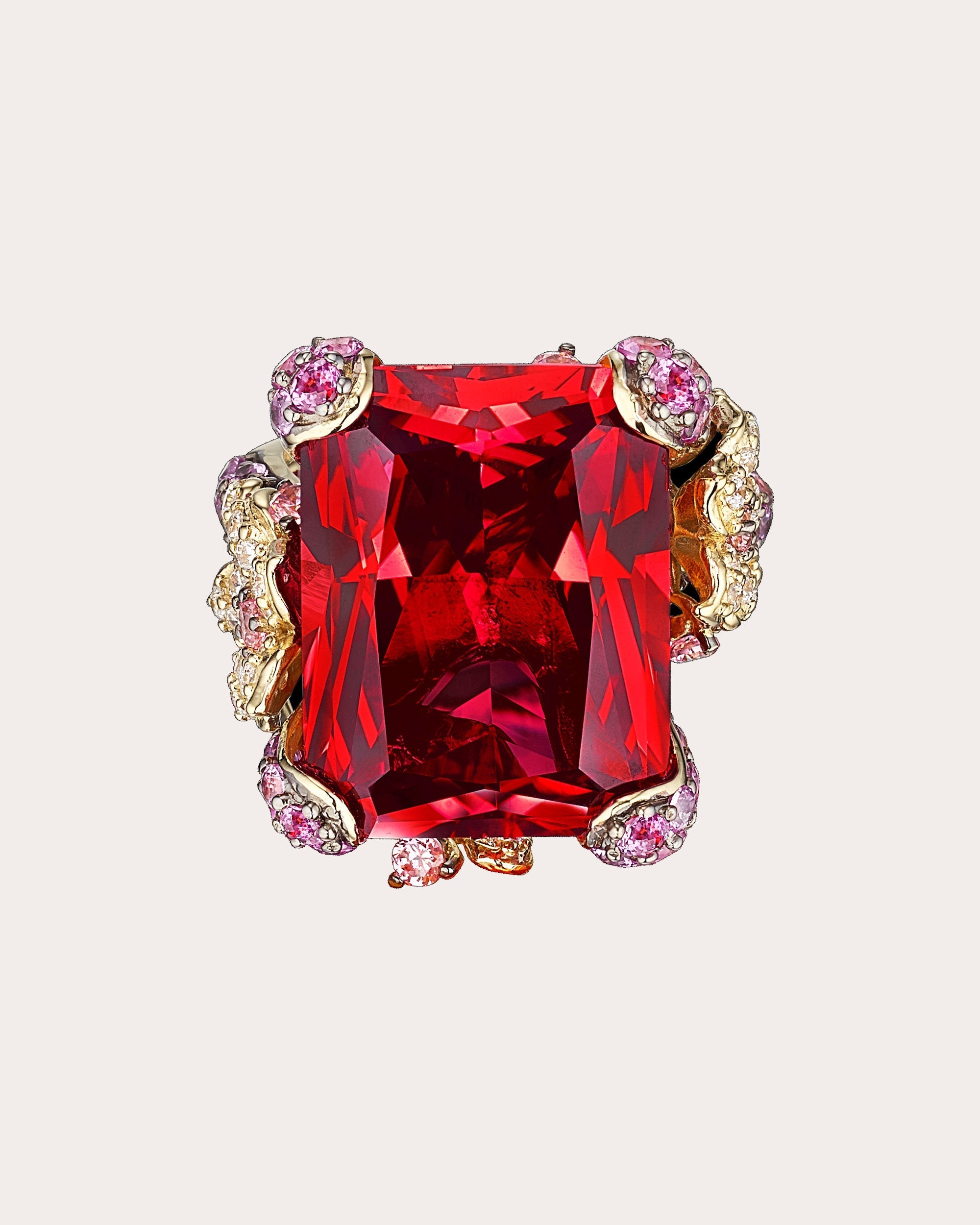Cinderella 18K Gold Vermeil Lab-Grown Multi-Stone Ring