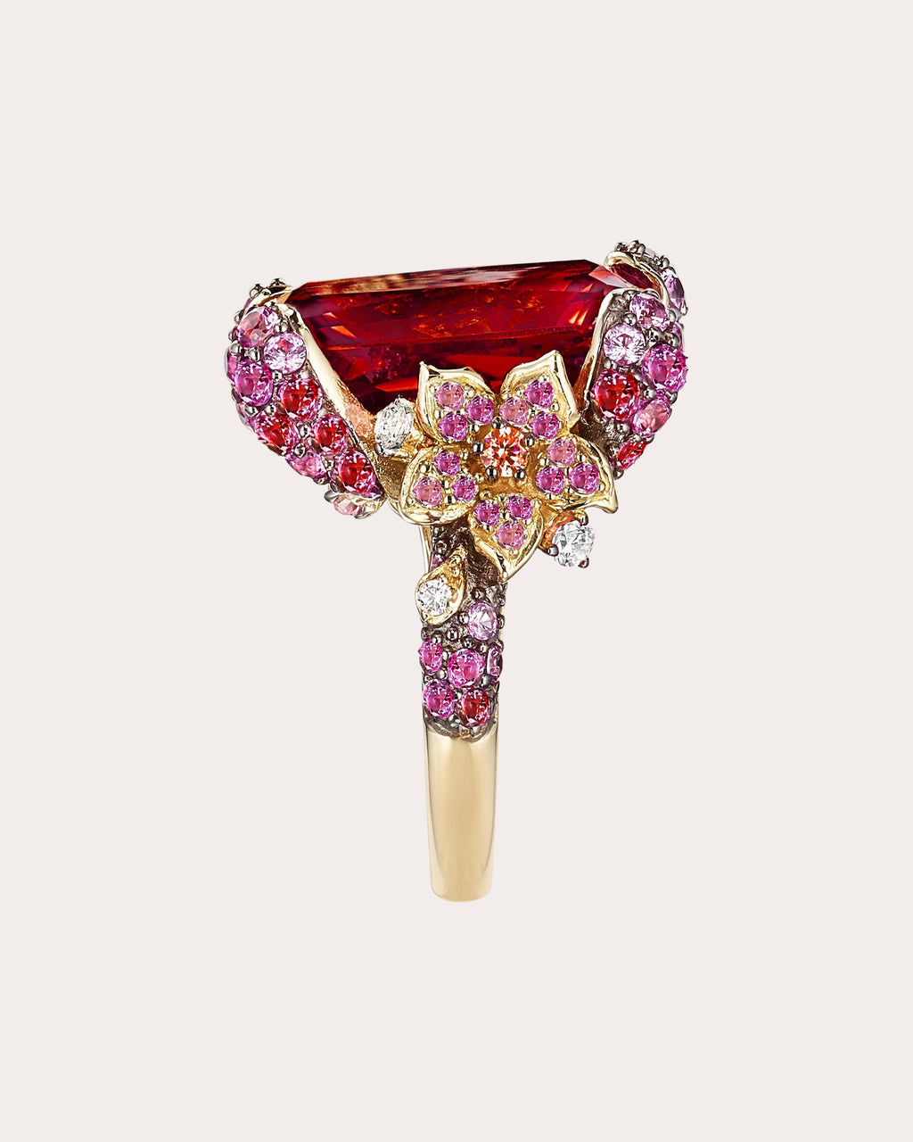 Cinderella 18K Gold Vermeil Lab-Grown Multi-Stone Ring