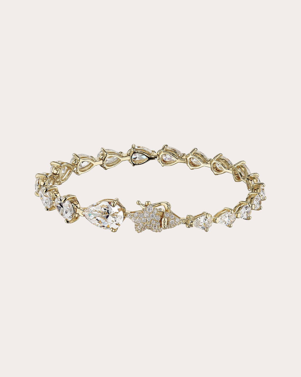 Nova 18K Gold and Rhodium Vermeil Lab-Grown Diamond Bracelet
