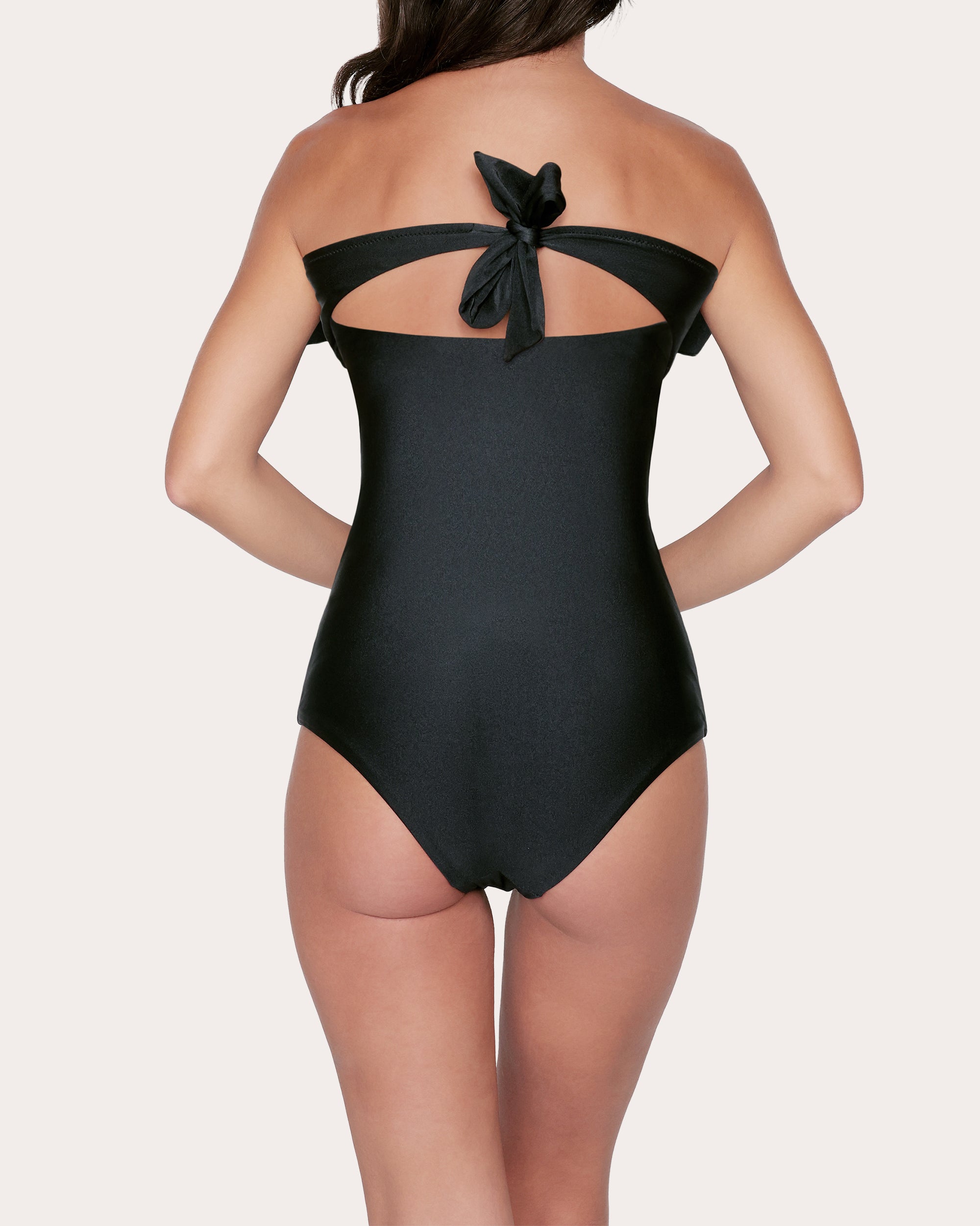 Angela Ruffled Bustier Swimsuit