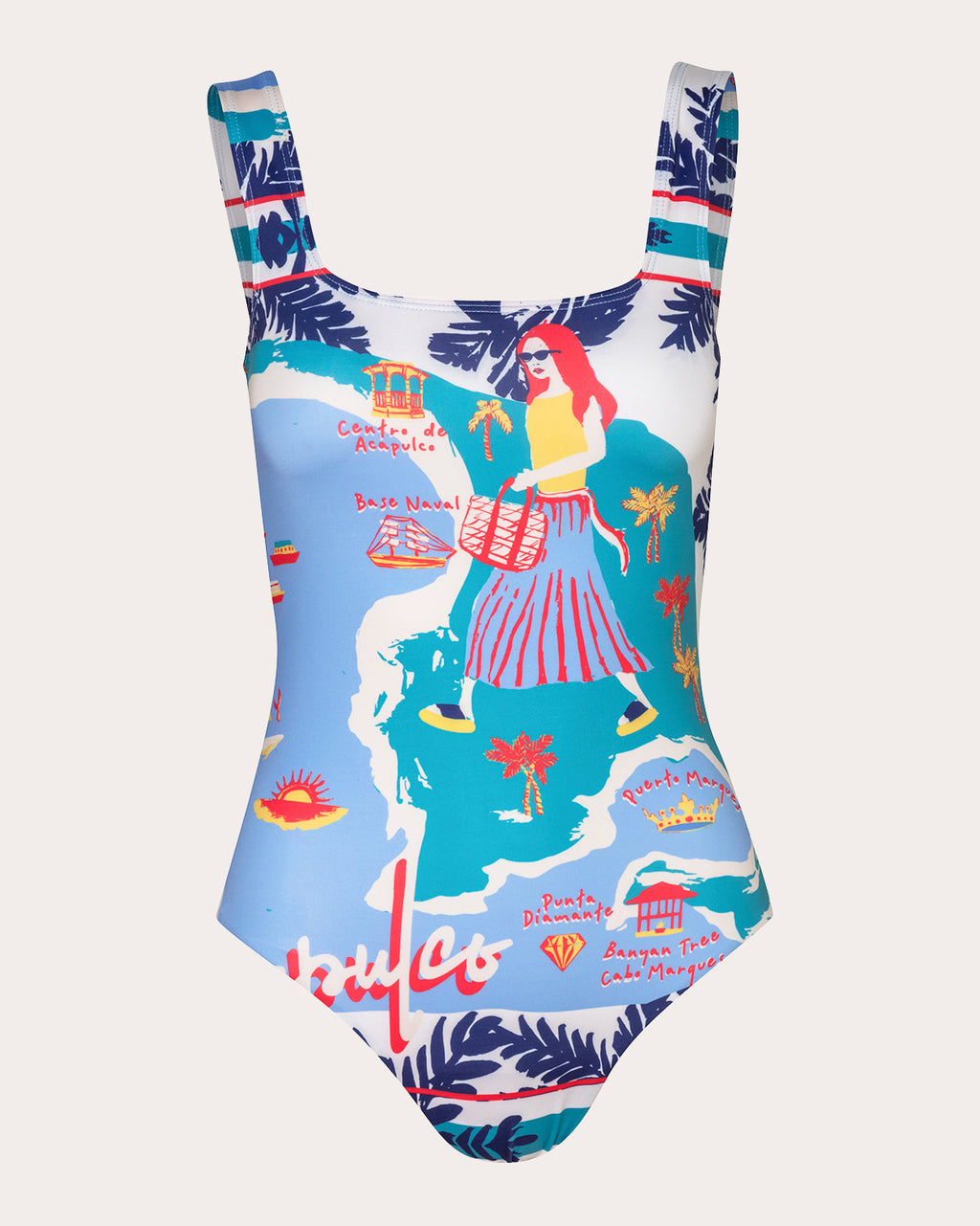 Antoinette Acapulco Printed Swimsuit