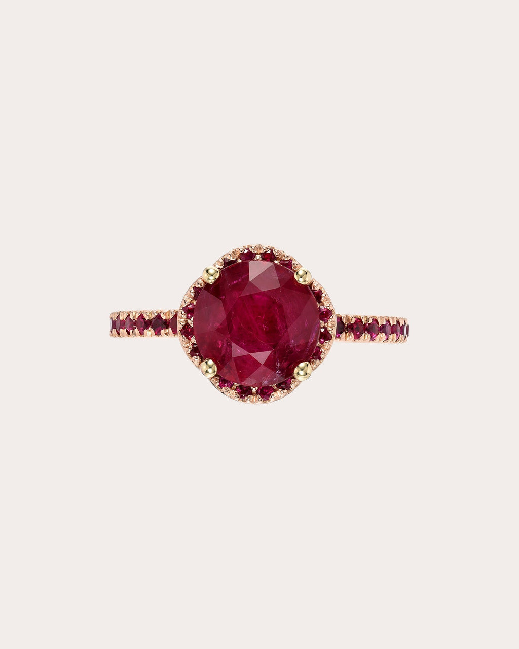 Astra 18K Gold Ruby Ring
