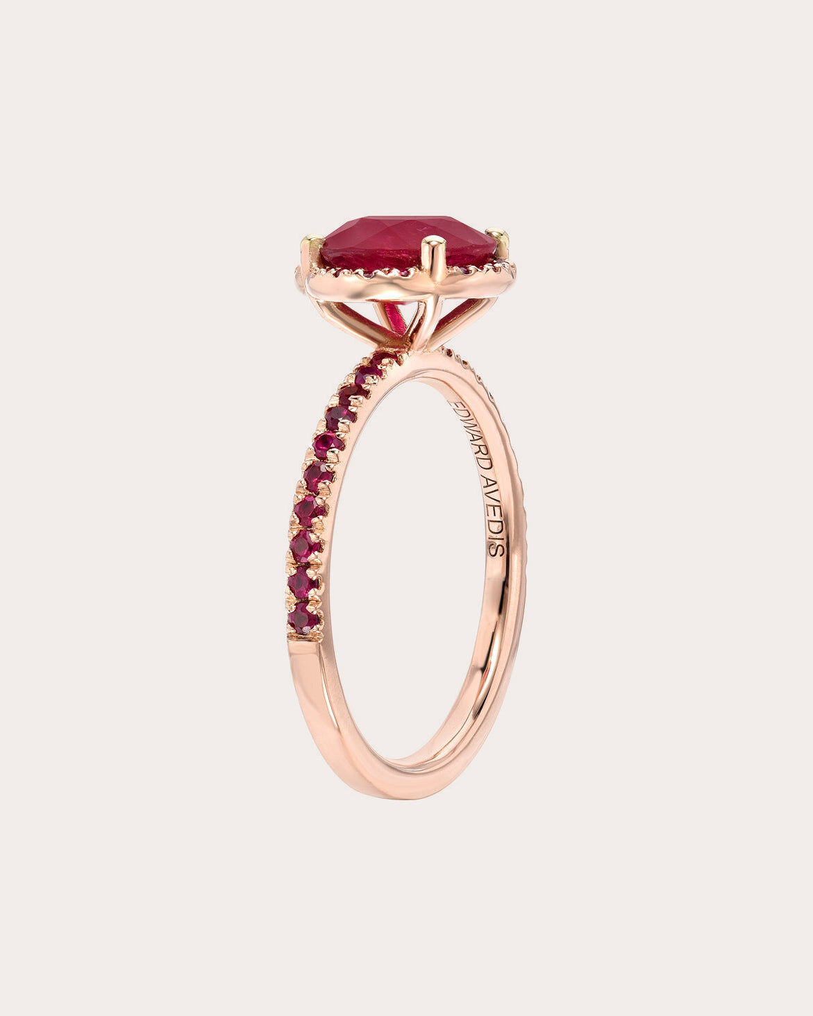 Astra 18K Gold Ruby Ring